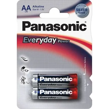 Baterie alkalické AA Panasonic LR6 2 ks