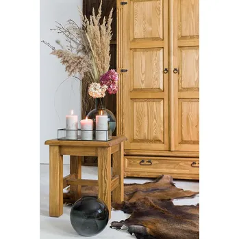 Jídelní stůl ARTEN (NANO Systems s.r.o.) Rustikální stolička POPRAD SIL21 - borovice (světlý/tmavý vosk)