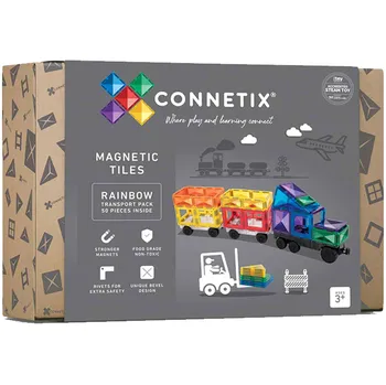 Connetix Rainbow Transport 50 dílků