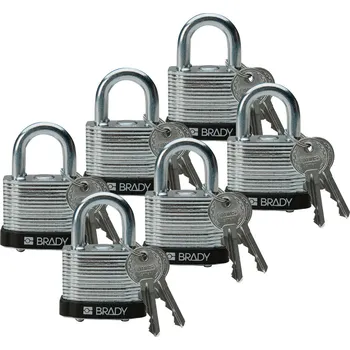 Visací zámek STEEL PADLOCK 20MM SHA KD BLACK/6