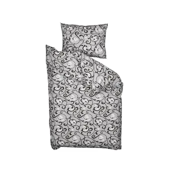 Povlečení Textilomanie Orient šedé 140 x 200, 70 x 90 cm zipový uzávěr