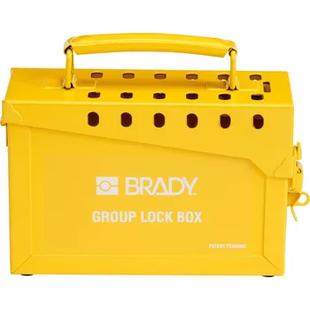 Poštovní schránka STEEL PORTABLE GROUP LOCK BOX YLW