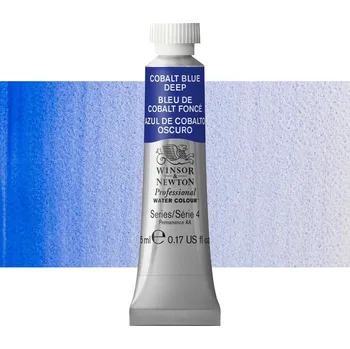 Vodová barva Akvarelová barva Winsor & Newton Professional, 5ml - Cobalt Blue Deep