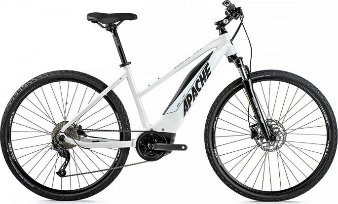 Elektrokolo APACHE Matta Bosch 3 Cross-28" baterie 500Wh VÝPRODEJ - M / Bílá