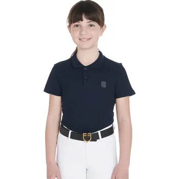 Chlapecké tričko EQUESTRO Triko polo Dalai Equestro, dětské, navy 10 let