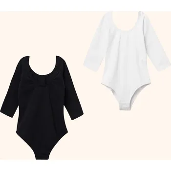 SET - 2ks - gymnastický dres s dlouhým rukávem 140