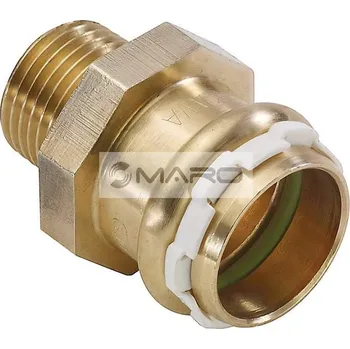 rozdělovač topení Přechod lisovací Cu Solar s vnějším závitem 15 x 3/4", 2260045000