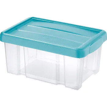 Úložný box Tontarelli Úložný box s kolečky PUZZLE 43 l transparent/modrá 8031698ACG 8031698ACG