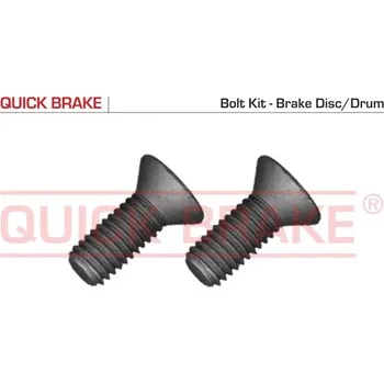 Brzdový kotouč Sada šroubů, brzdový kotouč QUICK BRAKE 11676K