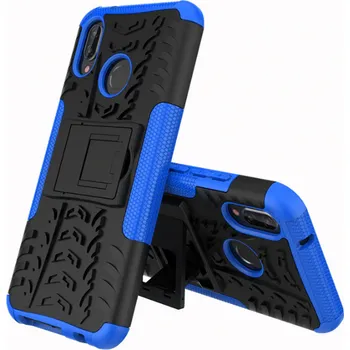 Pouzdro na mobilní telefon Beweare Outdoor kryt se stojánkem na iPhone XR - modrý