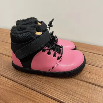 Dámská zimní obuv Zimní barefoot boty BF40 růžová, Pegres Velikost: 37