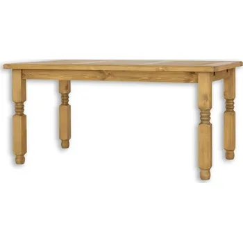 Jídelní stůl ARTEN (NANO Systems s.r.o.) Rustikální jídelní stůl POPRAD MES01B - borovice (světlý/tmavý vosk) ROZMĚR: (š/h/v) 80 x 80 x 76 cm