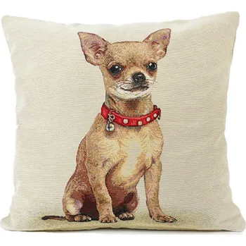 Polštář Bytový Textil Škodák a.s. Povlak GOBELÍN - čivava, 45x45 cm