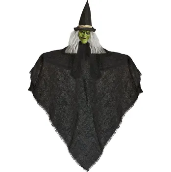 Karnevalový doplněk Závěsná dekorace čarodějnice 50 cm