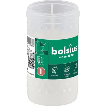 Svíčka Náplň Bolsius Gravelight RP1 parafín do kahance, 20h, 78g, bílá