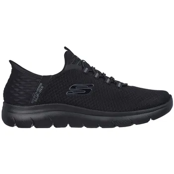 Skechers piers sport shop mens trainers black