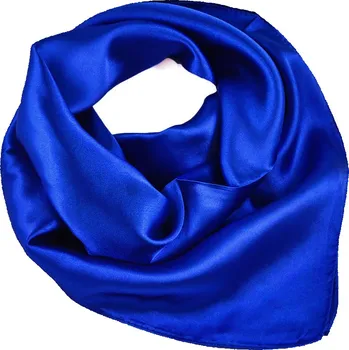 Šátek Šátek saténový - modrý