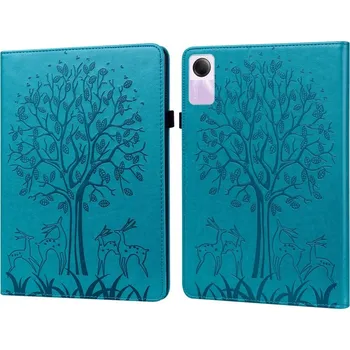 Pouzdro na tablet VSECHNONAMOBIL 65109 ART DEER Zaklápěcí pouzdro Xiaomi Redmi Pad SE modré