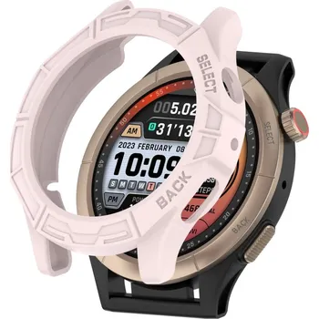 VSECHNONAMOBIL 65268 TPU HALF COVER Obal pre Amazfit Cheetah Round / Cheetah Pro svetloružový