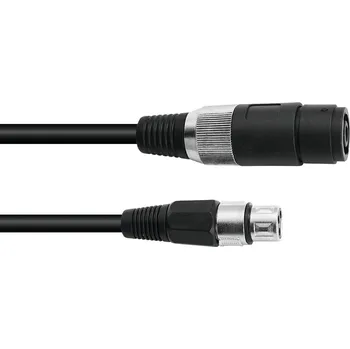 Audio kabel OMNITRONIC Adaptační kabel Reproduktor(F)/XLR(F) 1m bk
