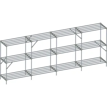 Dílenský regál HTI Skladový regál nosnost 800 kg