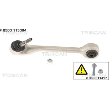 Zavěšení kol Řídicí páka, zavěšení kol Triscan A/S 8500 115084