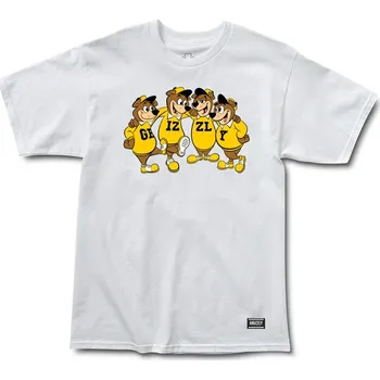 Pánské tričko GRIZZLY triko - Sidelines Ss Tee Wht (WHT)