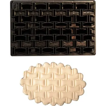 Vykrajovátko Dortisimo Cesil Patchwork otiskovač Košíkový výplet