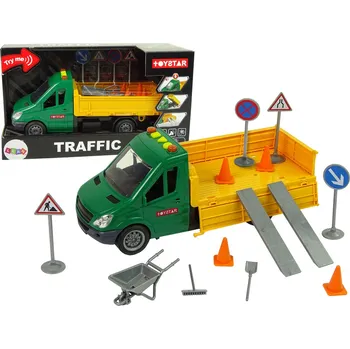 autíčko Mamido Nákladní auto s dopravními značkami