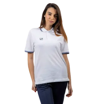 polokošile givova Piquet Action bílá/tmavě modrá 0304 XL