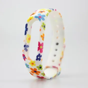 Řemínek na hodinky Xiaomi MiBand 2 náhradní náramek s motivem - M