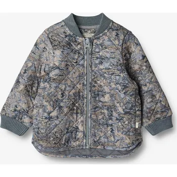 Kojenecká bunda Dětská termo bunda Loui rainy blue clouds Wheat Velikost: 74