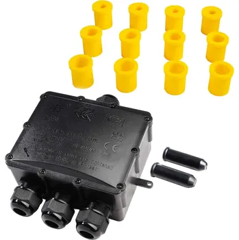 Venkovní osvětlení Deko-Light venkovní 4-násobný-rozbočovač pro 2-4 kabely 4-14 mm 930735