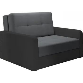 Sedací souprava Rozkládací pohovka TAPAS tmavě šedá / černá