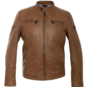 Pánská casual bunda DNR Pánská kožená bunda 52360 koňaková