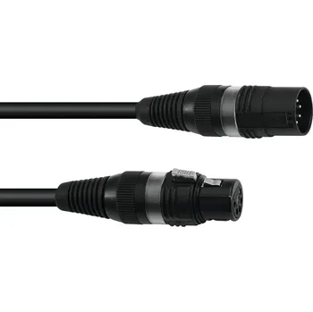 Audio kabel Sommer CABLE DMX cable XLR 5pin 5m bk