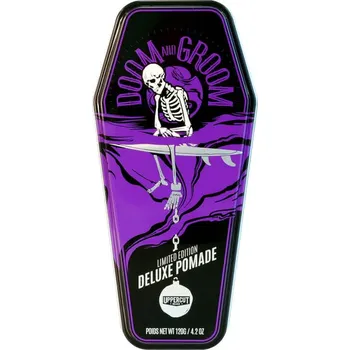 Stylingový přípravek Uppercut Pomade Doom & Groom Limited Edition 120 g - Pomáda na vlasy se středně silnou fixací a mokrým efektem účesu