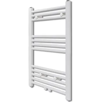 Radiátor vidaXL Žebříkový radiátor na ručníky rovný ústřední topení 500 x 764 mm [140841]