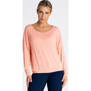 Dámská halenka Meruňková volná halenka M981 pink Velikost: S