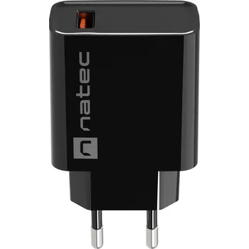 Universální nabíječka Natec RIBERA 18W 1X USB-A, černá