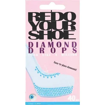 Přípravek pro údržbu obuvi Diamond Drops - ozdobné kamínky 80 ks
