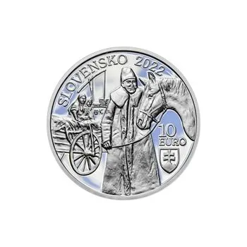 2022 - 10 € Začiatok osídľovania Kovačice Slovákmi - 220. výročie Ag Proof