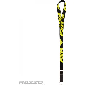 Šňůra na klíče FXR Lanyard Black HiVis