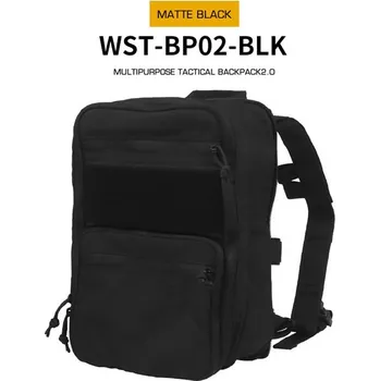 Airsoft Wosport Taktický batoh WST Flat Pack 2.0 - Černá