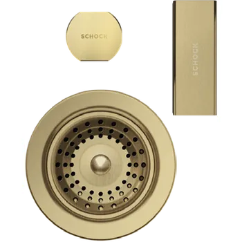 Kuchyňský dřez Schock Viditelné části v barevném provedení White Gold 629306WGO