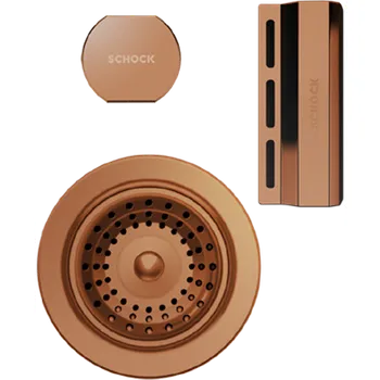 Granitový dřez Schock Viditelné části v barevném provedení Copper 629340COP