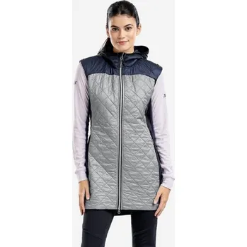 Dámské šaty Šaty Swix Mayen Light Grey Melange (Dámské prošívané šaty)