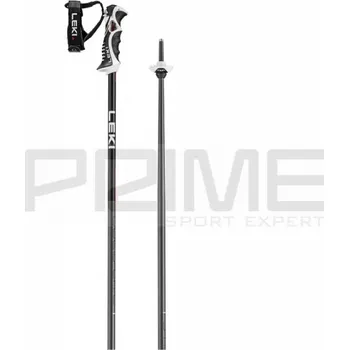 Sjezdová hůlka hole Leki Bold Lite S, dark anthracite/black/bright red - 135cm 115704