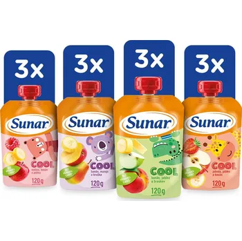 Sunar cool ovoce - mix karton III 12x120g
