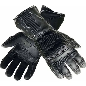 Moto rukavice Pánské kožené moto rukavice CYBER GEAR BULL, černé XL